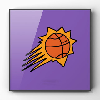NBA众星投篮科比詹姆斯乔丹客厅沙发装饰画篮球人物球星体育挂画