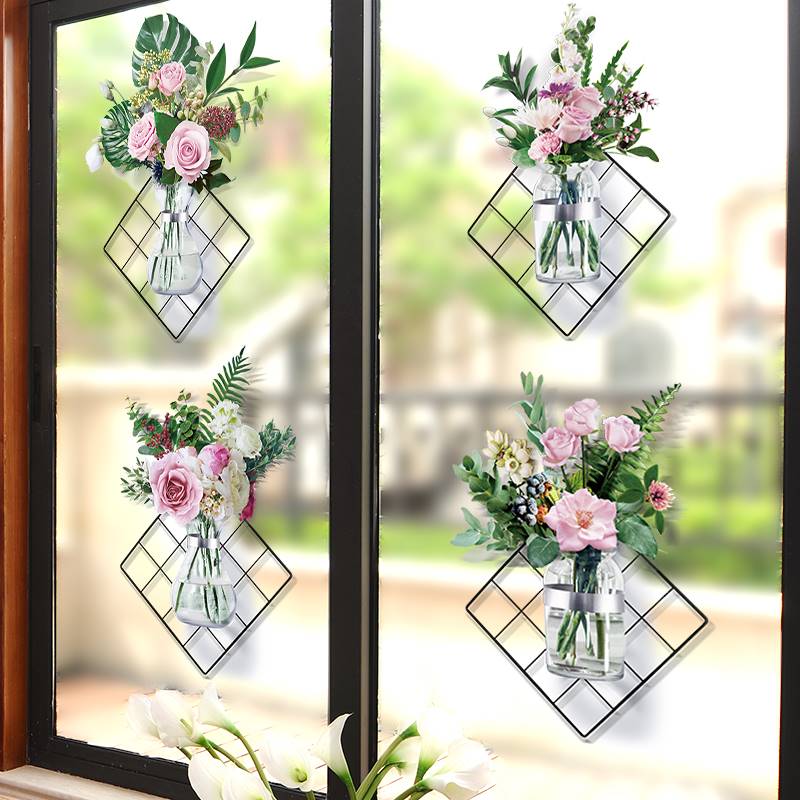 创意个性窗花玻璃门贴自粘卧室装饰品阳台防水3D立体墙纸贴画窗户图片