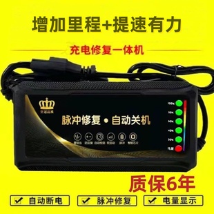 激活饿死电池修复器电动车充电器48V60v72v脉冲维护电瓶铅酸电池