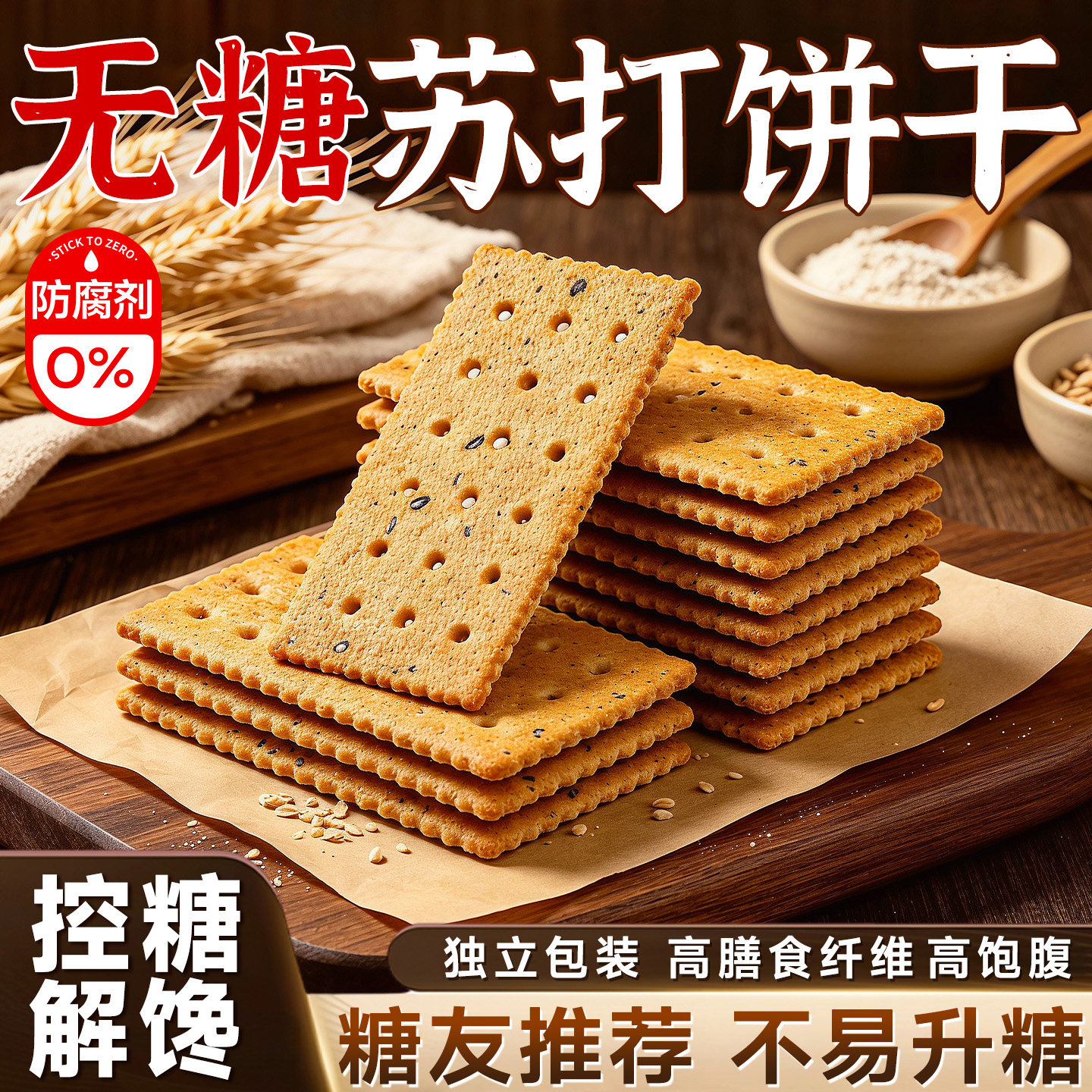 累计卖出超1亿袋无糖苏打饼干