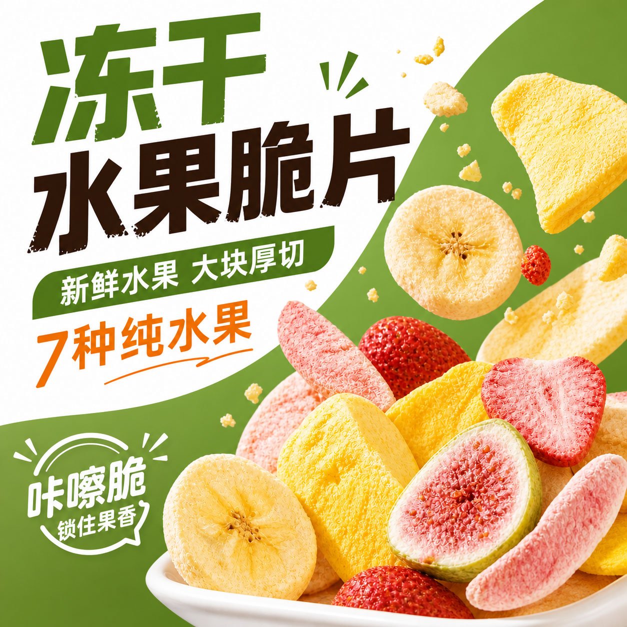 累计卖出600万袋混合冻干水果干