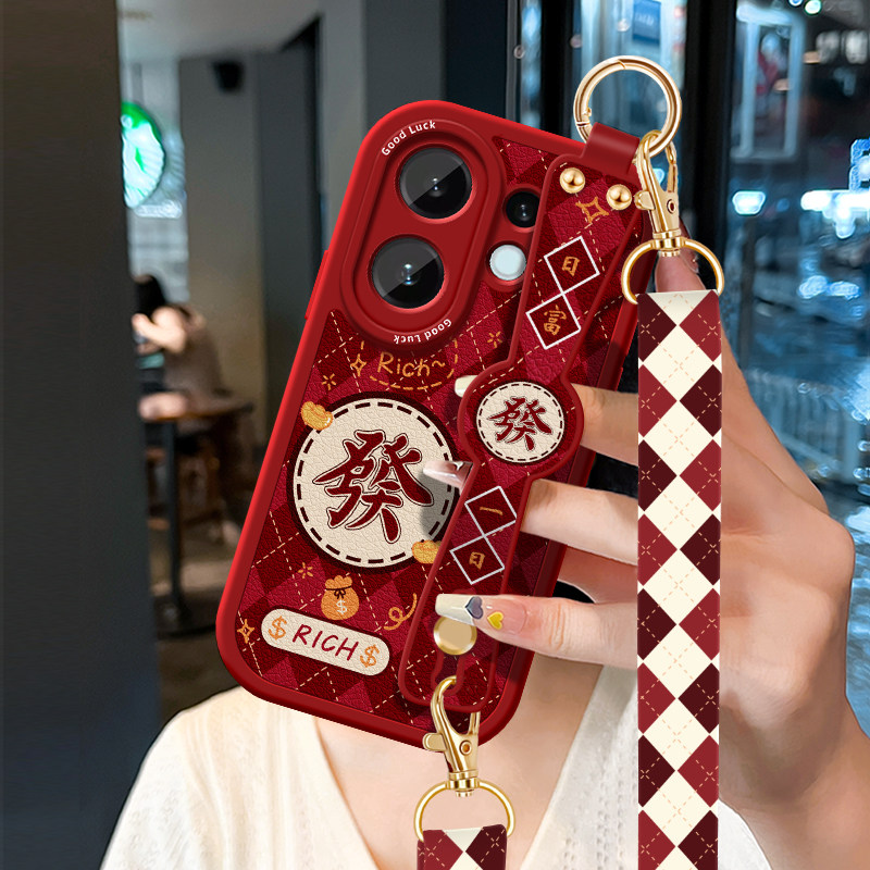 挂绳适用VIVO S30Promini手机壳vivos30女新款腕带保护套硅胶vivi菱格发财s30高级斜挎可背国潮防摔por软外壳,3C数码配件,手机保护套/壳,淘宝优惠券,粉丝福利购,淘宝优惠卷