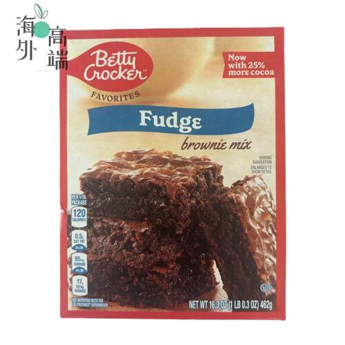 Betty Crocker Fudge Brownie Mix 美国贝蒂妙厨传统布朗尼蛋糕粉