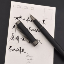 永生专业级美工笔0.7m弯尖弯头男士钢笔高档商务学生专用练字办公高颜值成人硬笔书法墨水墨囊可替换定制刻字