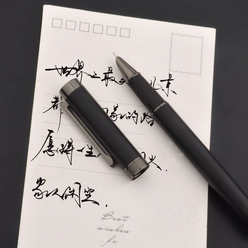 商务办公美工弯尖钢笔非碳素墨水