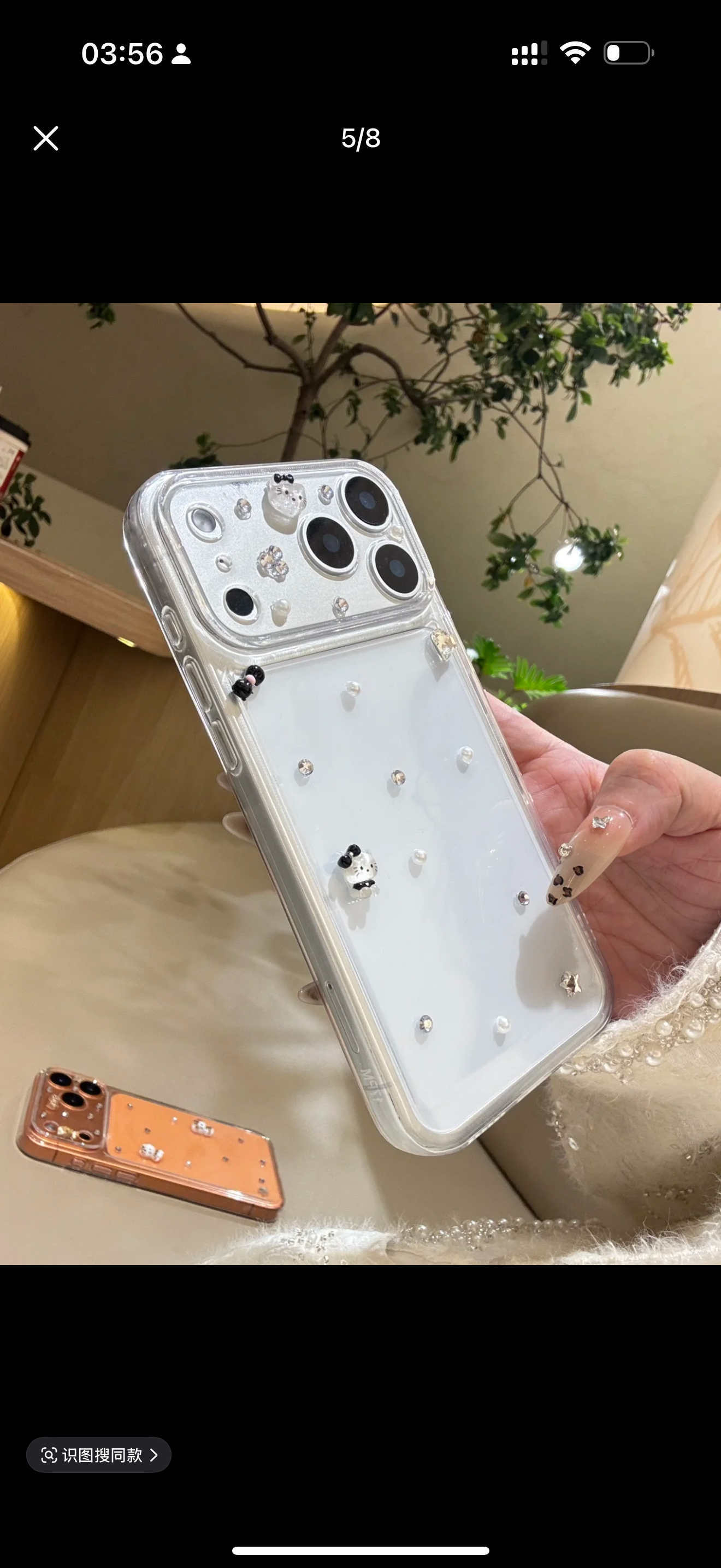 黑白蝴蝶结diy苹果17promax手机壳少女HelloKitty水钻iPhone15保护套高级感14防摔壳13promax新款12网红16pro