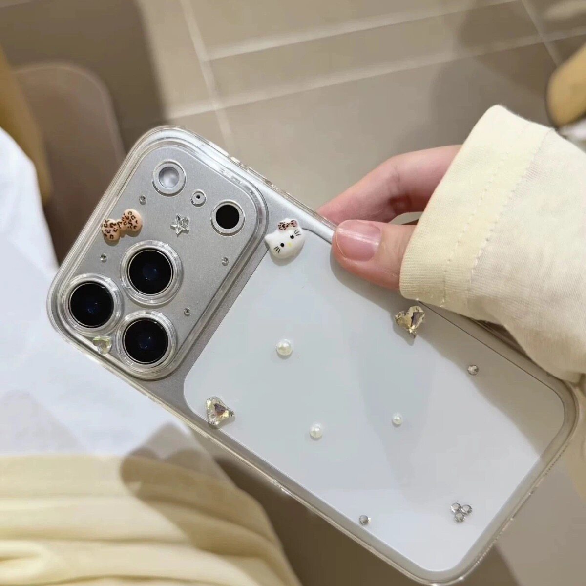 新款少女心HelloKitty水钻适用苹果17手机壳iPhone16promax奢华高级感15pro保护套14防摔13名媛风女款12千金