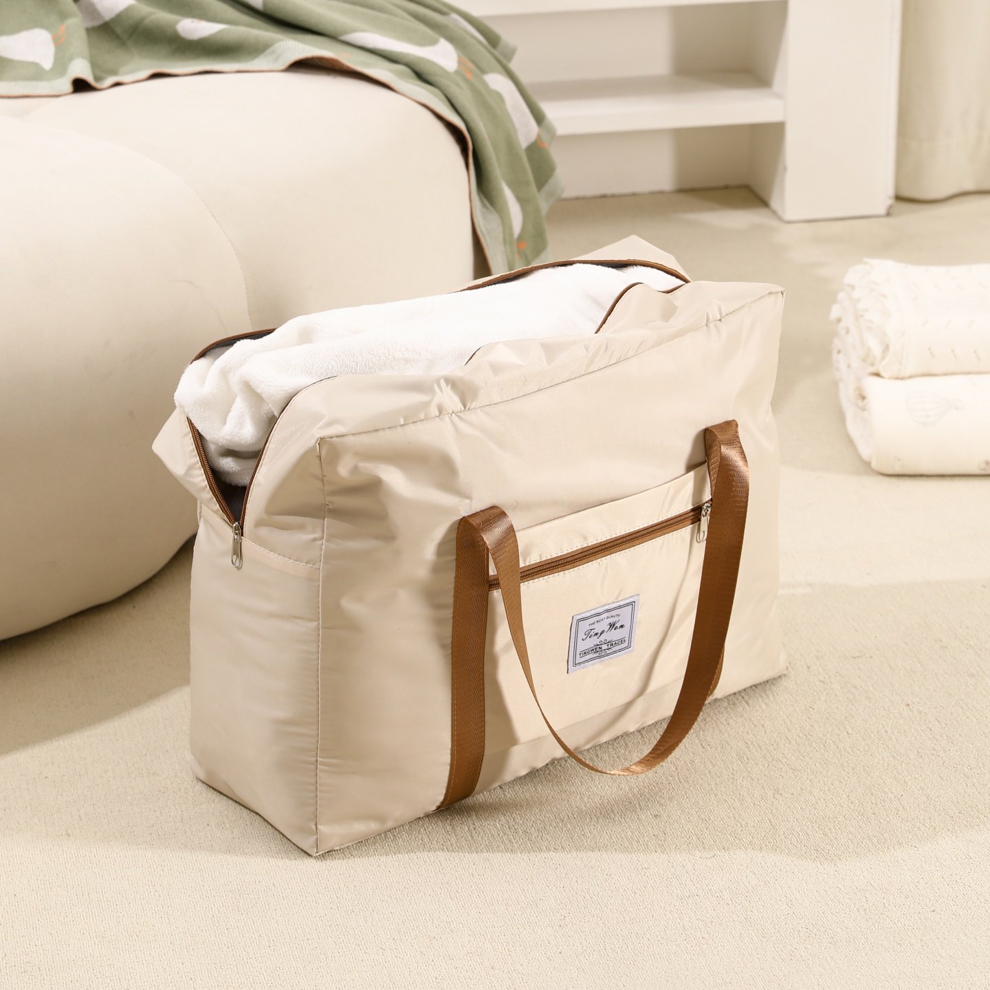 被子收纳袋搬家打包袋短途旅行包大容量行李袋折叠手提防水整理袋,收纳整理,被子防尘袋,淘宝优惠券,粉丝福利购,淘宝优惠卷