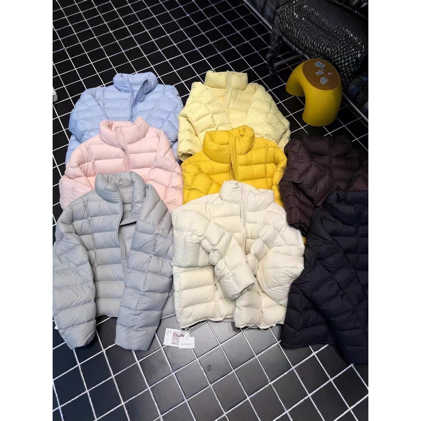 简若羽绒服50白鸭绒2025新款排骨立领冬季短款小个子爆款宽松轻薄