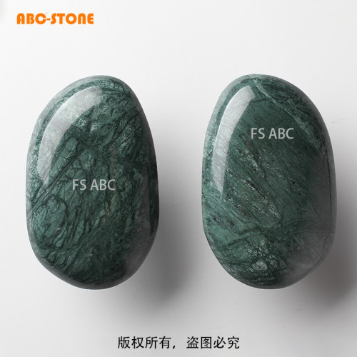 FS.ABC芒果天然印度大花绿玻璃门拉手木门服装店咖啡店酒店定制