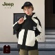 Jeep吉普童装 中大童男童外套春装 儿童冲锋衣二合一2025新款 春秋季