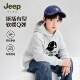 儿童印花套头衫 Jeep吉普童装 男童连帽卫衣2025秋冬新款 加绒上衣潮