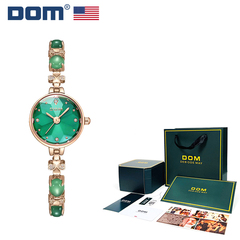 DOM腕表 坚守139道生产工序 轻奢四叶草手链女士手表 G-1566G s