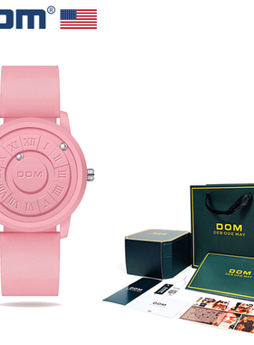 DOM腕表 坚守139道生产工序 黑科技个性石英女士手表 M-1345L-4M