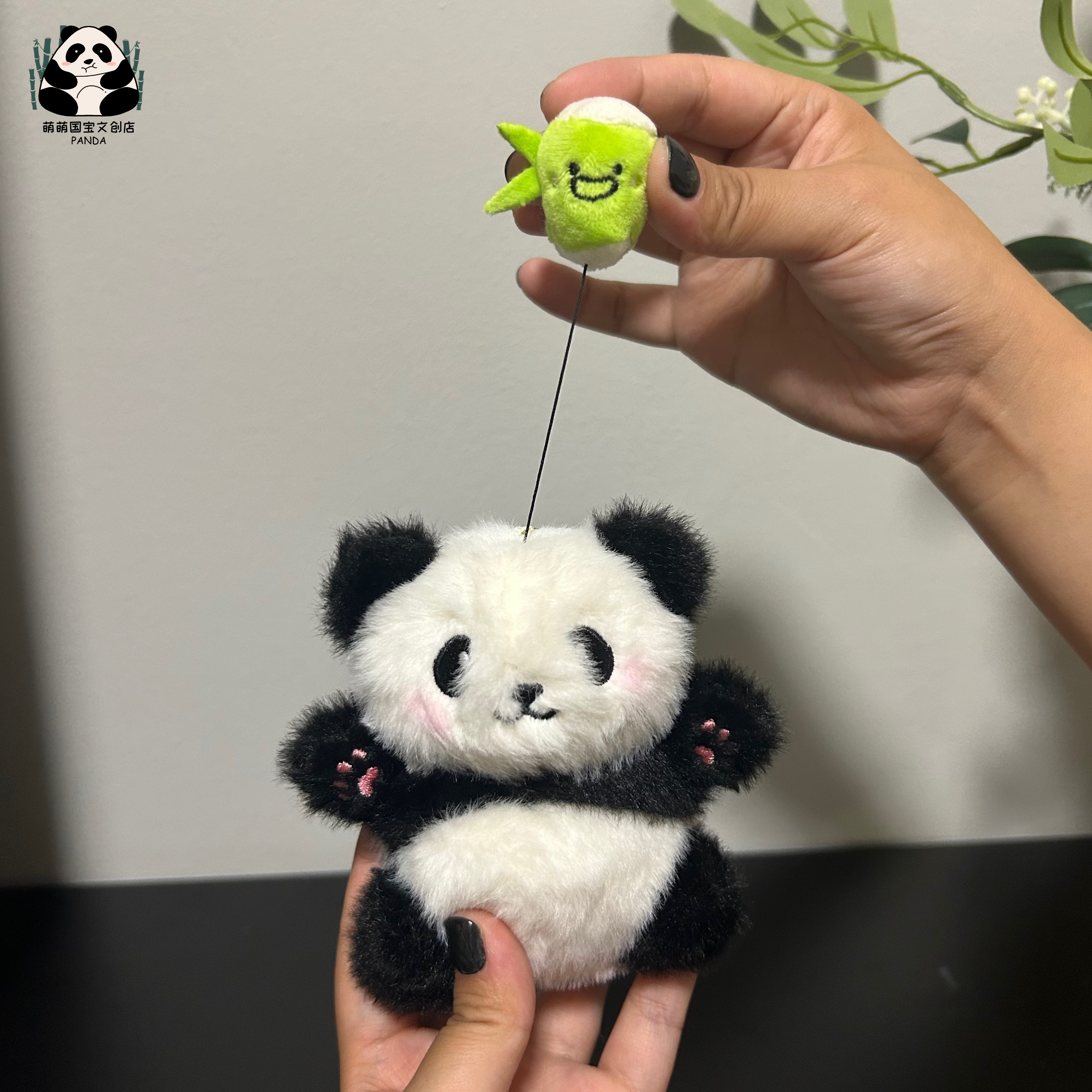 熊猫公仔玩具包包挂件送朋友礼物