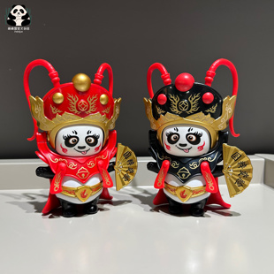 川剧变脸娃娃变脸玩具京剧脸谱玩偶摆件中国风四川成都送老外礼品