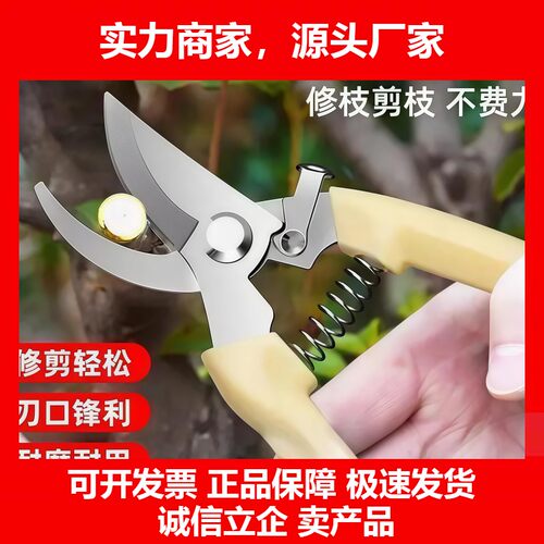 SK5园艺剪不锈钢省力强力粗枝剪树枝专用剪子园林修枝剪十大品牌