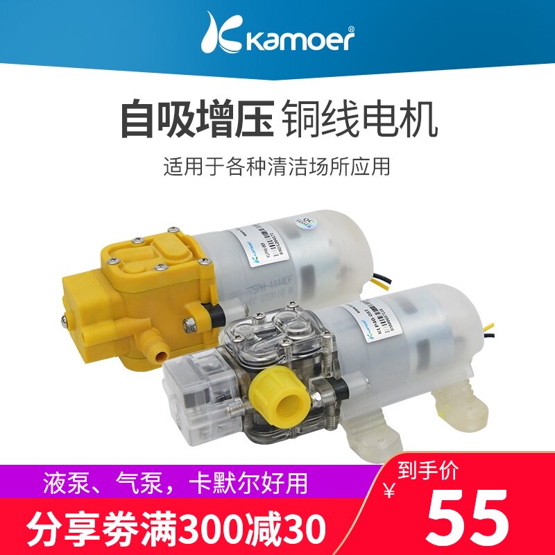 德国品质泵电动隔k膜泵小型抽水泵 家用增压泵12v高压喷雾小泵自