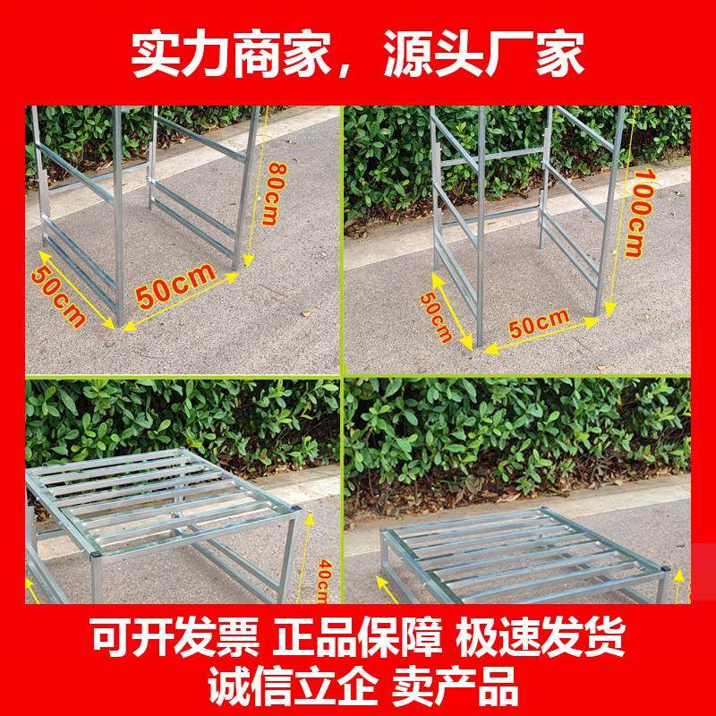 新款宽50正方形花架子置物架装饰架单水槽单层盆景架阳台客厅垫高