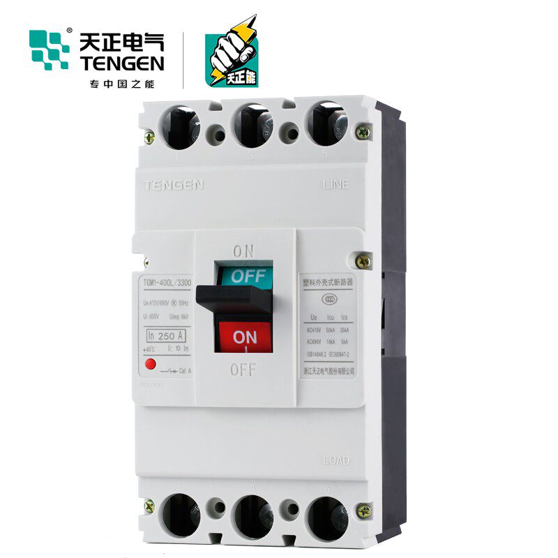 德国品质TGM1-400L/3300 40A0A塑壳断路器空气开关4300三相电闸刀
