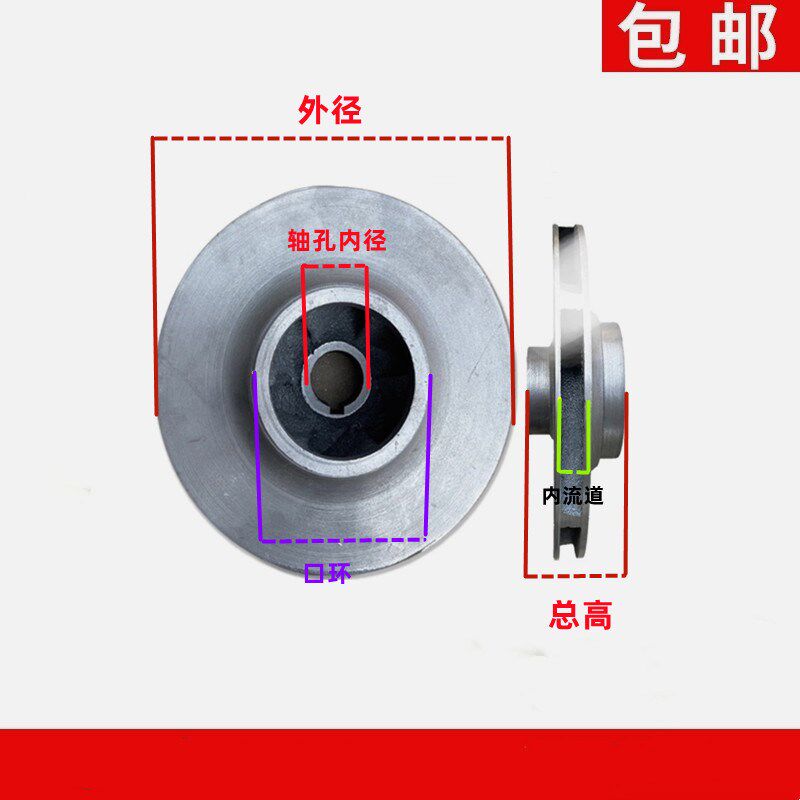德国品质ISWj管道离心泵叶轮大全连接盖支架铸铁原厂通用水泵配件