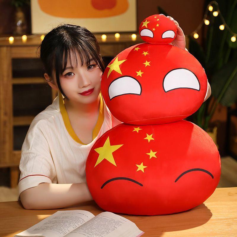 波兰球抱枕团子动漫周边布娃娃