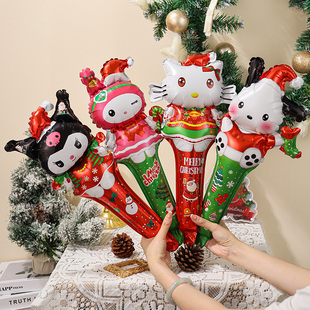 圣诞节装饰品发箍头饰气球幼儿园儿童礼物拍照道具老人树场景布置