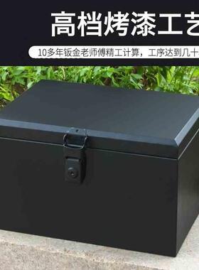 不锈钢工具箱加厚304304不锈钢加厚摩托车后备箱黑色烤漆电动尾箱