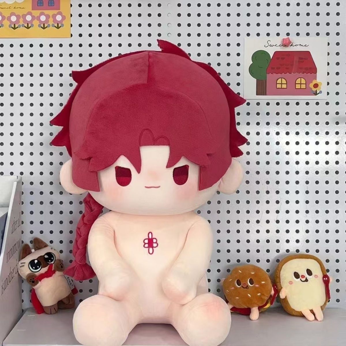 原创时光代理人动漫坐姿棉花娃娃