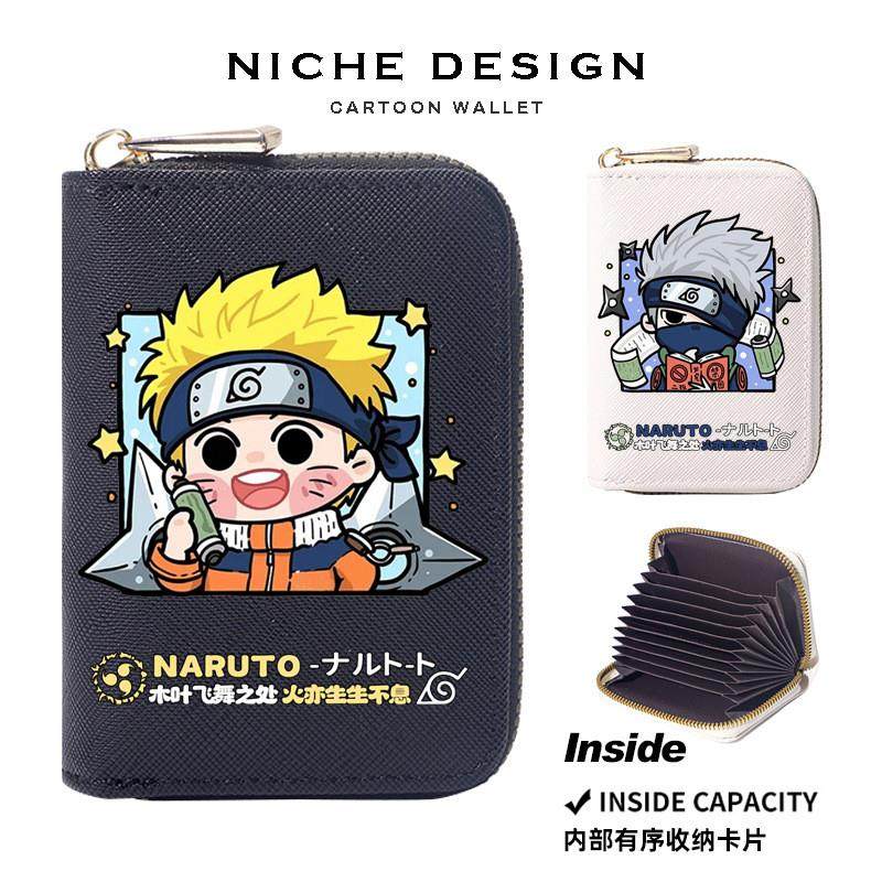 新款火影钱包忍者佐助鸣人新款卡包零钱包二合一体多卡位拉链收纳,模玩/动漫/周边/娃圈三坑/桌游,动漫背包/钱包/箱包,淘宝优惠券,粉丝福利购,淘宝优惠卷