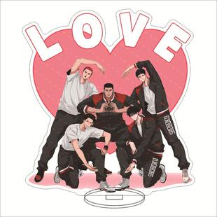 新款灌篮高手 亚克力大立牌 流川枫 樱木花道 良田 泽北 亚克力摆