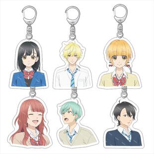 新款蜂蜜柠檬苏打 亚克力钥匙扣 三浦界 石森羽花 菅野芹奈亚克力