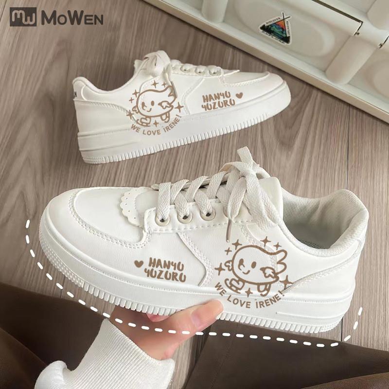 新款羽生结弦周边鞋子花样滑冰粉丝应援春季新款鞋小白鞋女生