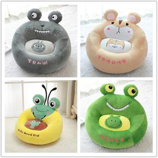 新款龙猫恐龙仓鼠卡通毛绒玩具蚂蚁儿童懒人宝宝沙发座椅凳男女孩