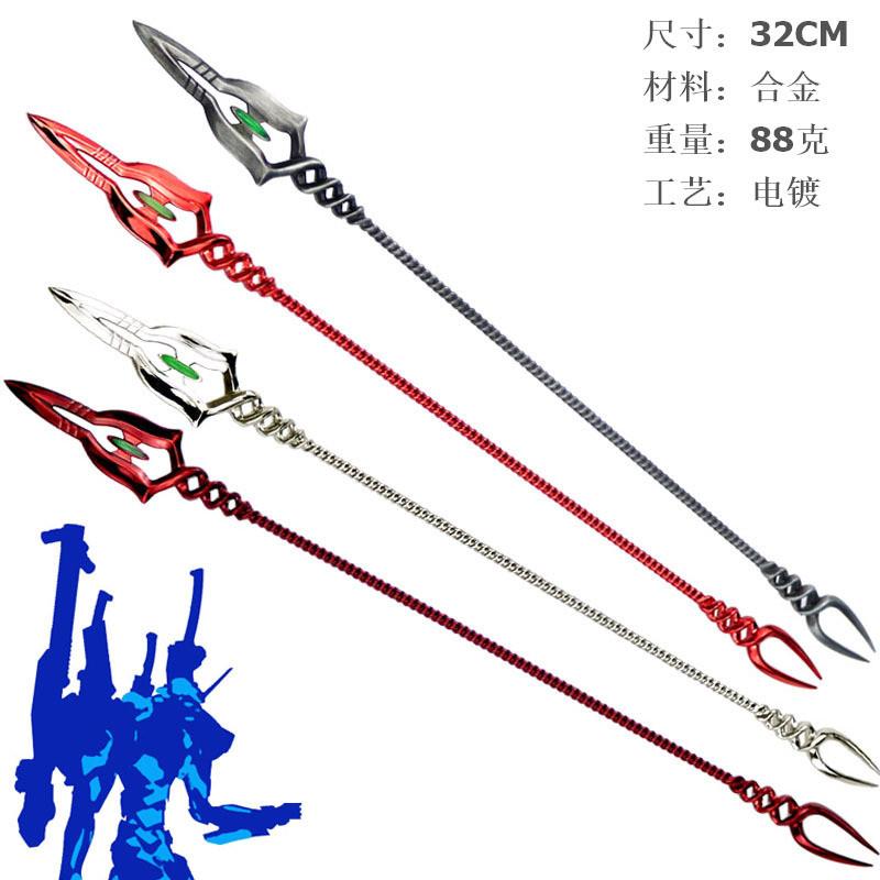 新款EVA朗基努斯之枪 32CM兵器模型刀架托架初号机武器剑架摆件