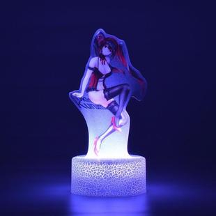 新款500-2000只动漫游戏亚克力创意夜灯定加工做制造生产工厂