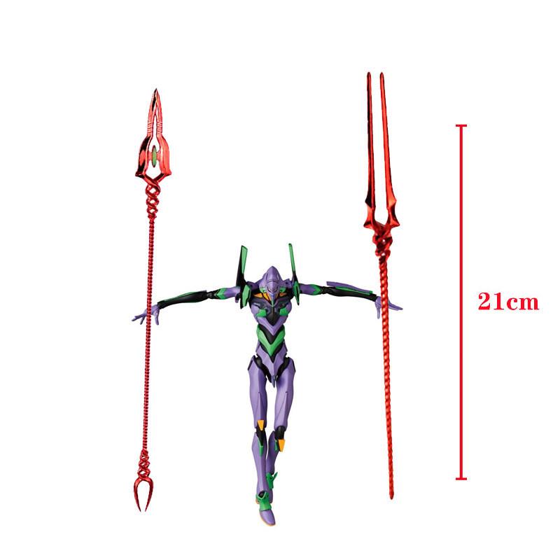 新款EVA初号机零号机新世纪战士红叉朗基努斯之枪金属模型玩具周