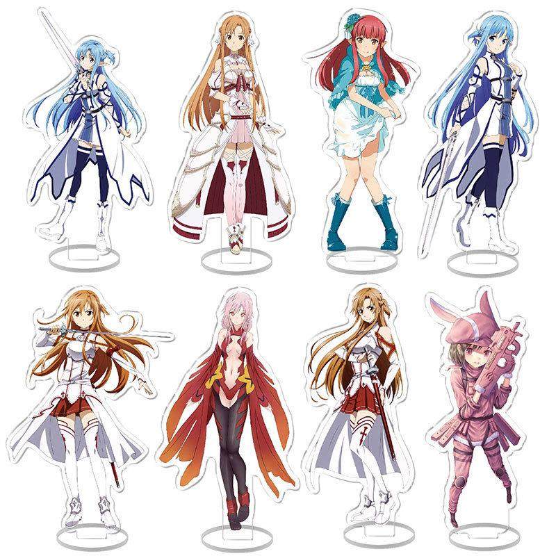 新款刀剑神域亚克力立牌桌面摆件动漫周边桐谷和人亚丝娜结衣创意,模玩/动漫/周边/娃圈三坑/桌游,动漫徽章/立牌,淘宝优惠券,粉丝福利购,淘宝优惠卷