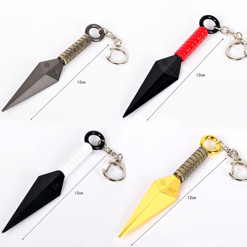 新款1忍者合金苦无钥匙扣 火影阿斯玛手里剑动漫周边武器模型挂件