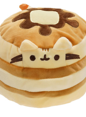 Pusheen cat胖吉猫公仔娃娃煎饼猫玩偶汉堡猫毛绒玩具ins爆款礼物