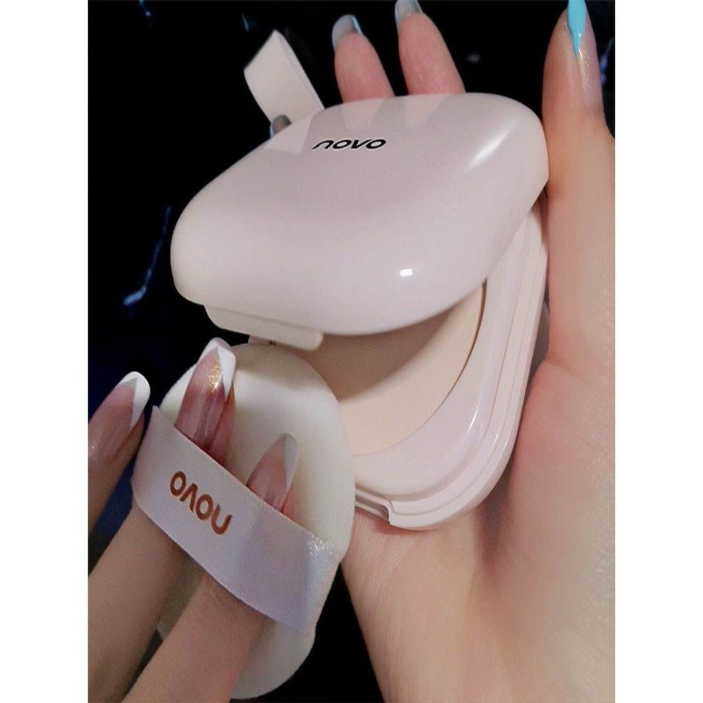 推荐正品粉饼控油保湿持久防水显白不脱妆干粉定妆蜜粉散粉