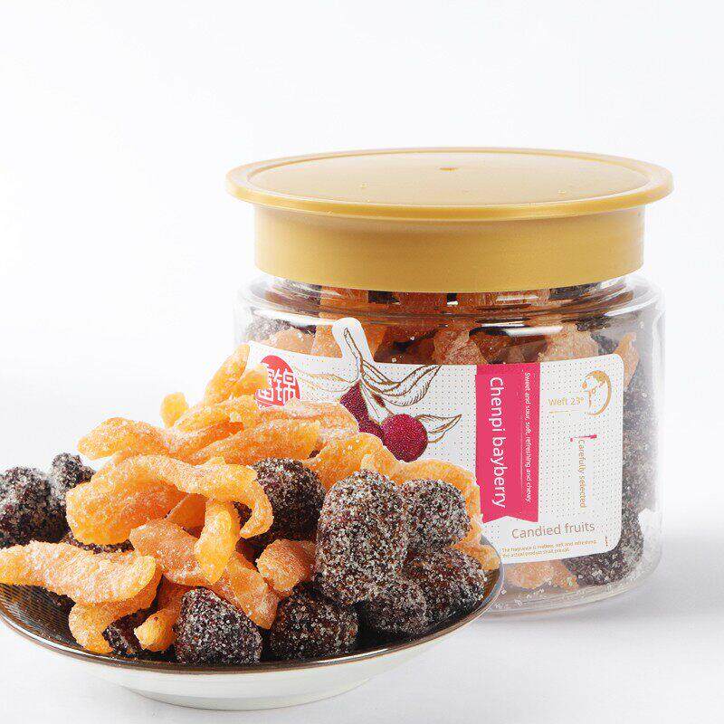 富锦果干蜜饯系列零食下午茶陈皮杨梅90克罐装