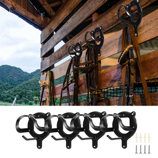 多功能铁质马房挂钩铁水勒挂钩缰绳挂钩马笼头挂架马房用品金属质