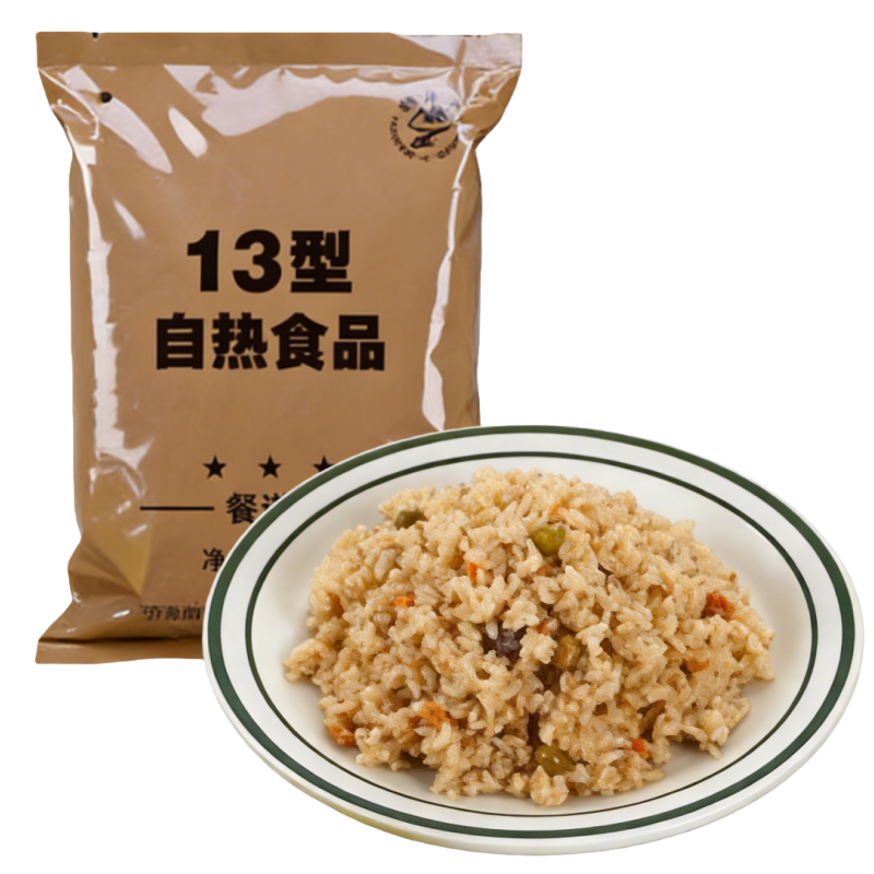 13自热米饭套餐长期应急储备户外露营速食即食自加热炒饭家庭囤粮