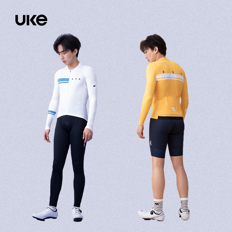 UKE骑行服男子长袖春夏新款自行车竞技上衣户外运动装备A001