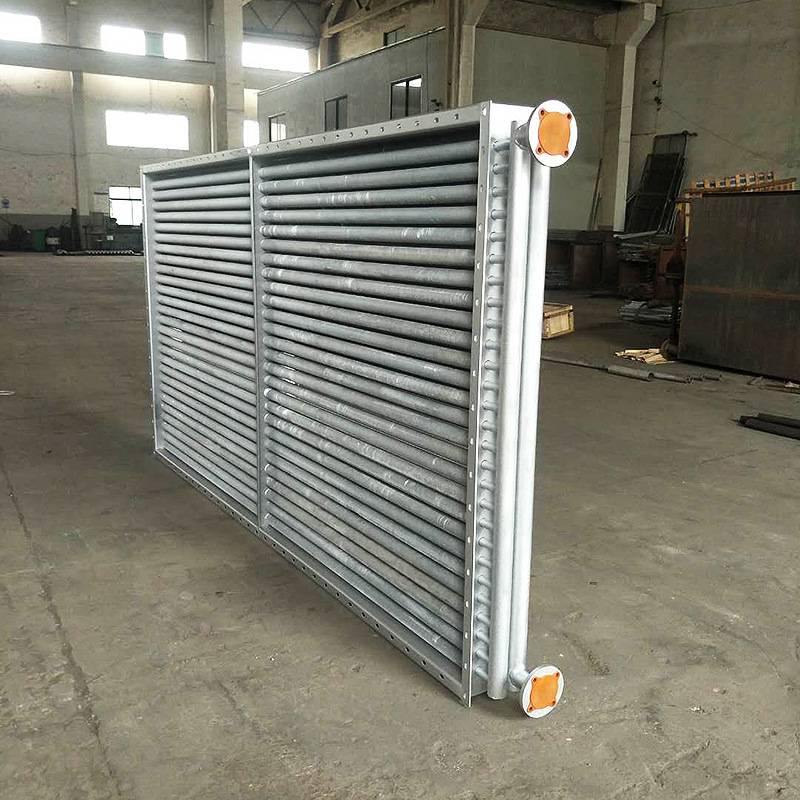 定制框架式空气风道加热器气体液体加热装置不锈钢翅片管加热器