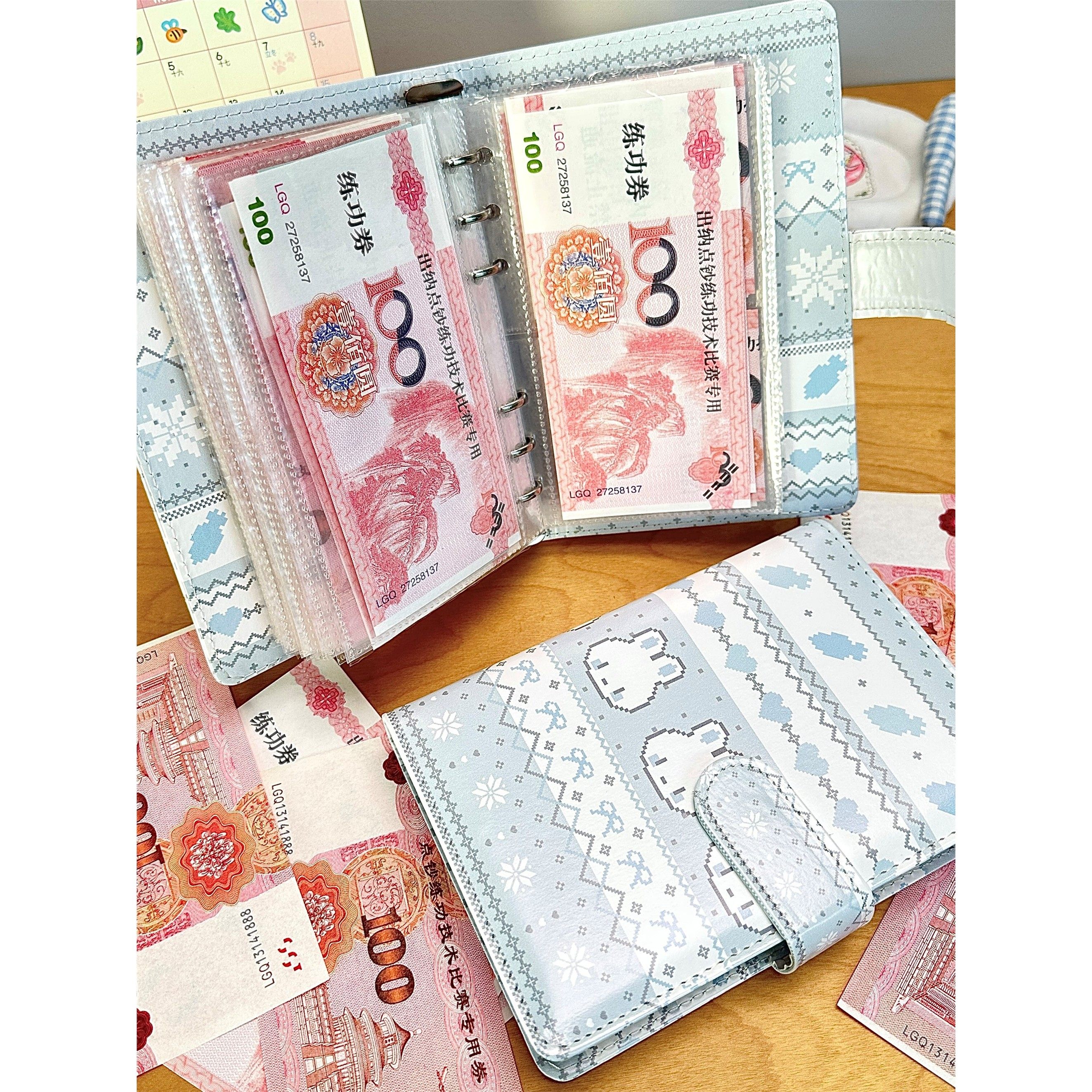 费尔岛小兔现金存钱本可放现金大容量存钱夹钱册2026新款暴富钱册,文具电教/文化用品/商务用品,手帐/日程本/计划本,淘宝优惠券,粉丝福利购,淘宝优惠卷