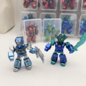 新款 人偶手办玩具礼物儿童男孩益智拼装 积木斗卡战士关节可动人仔