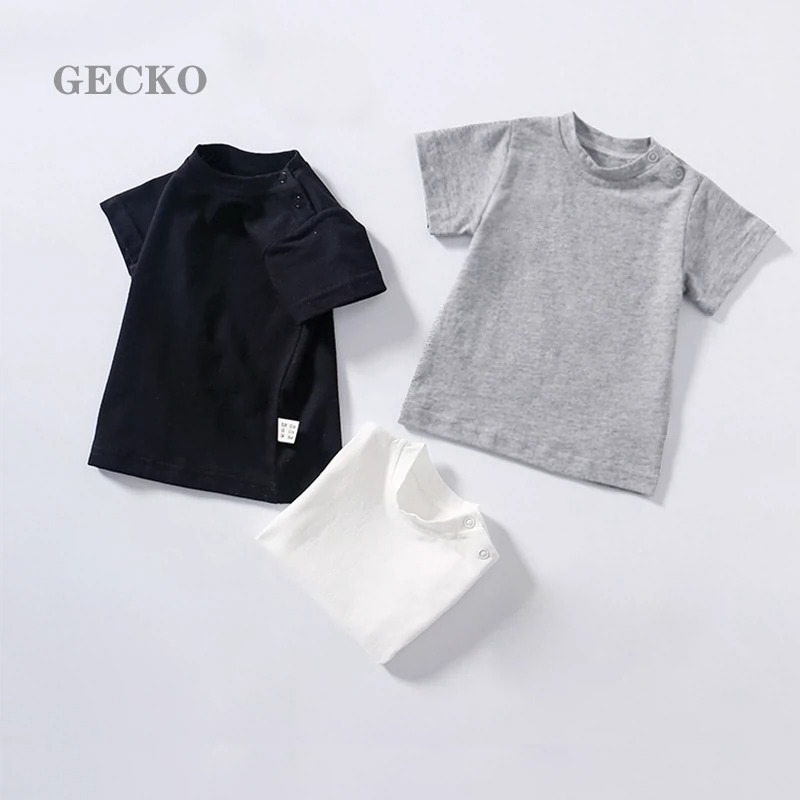 婴幼儿短袖纯棉A类带肩扣