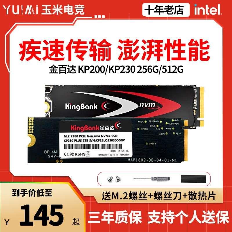 金百达KP260/kp230 512G/1t/2tb nvme PCIE4.0电脑固态M.2硬盘SSD 电脑硬件/显示器/电脑周边 机械硬盘 原图主图